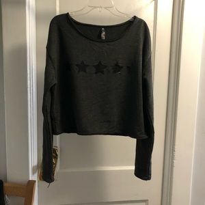 Grey long sleeve with stars